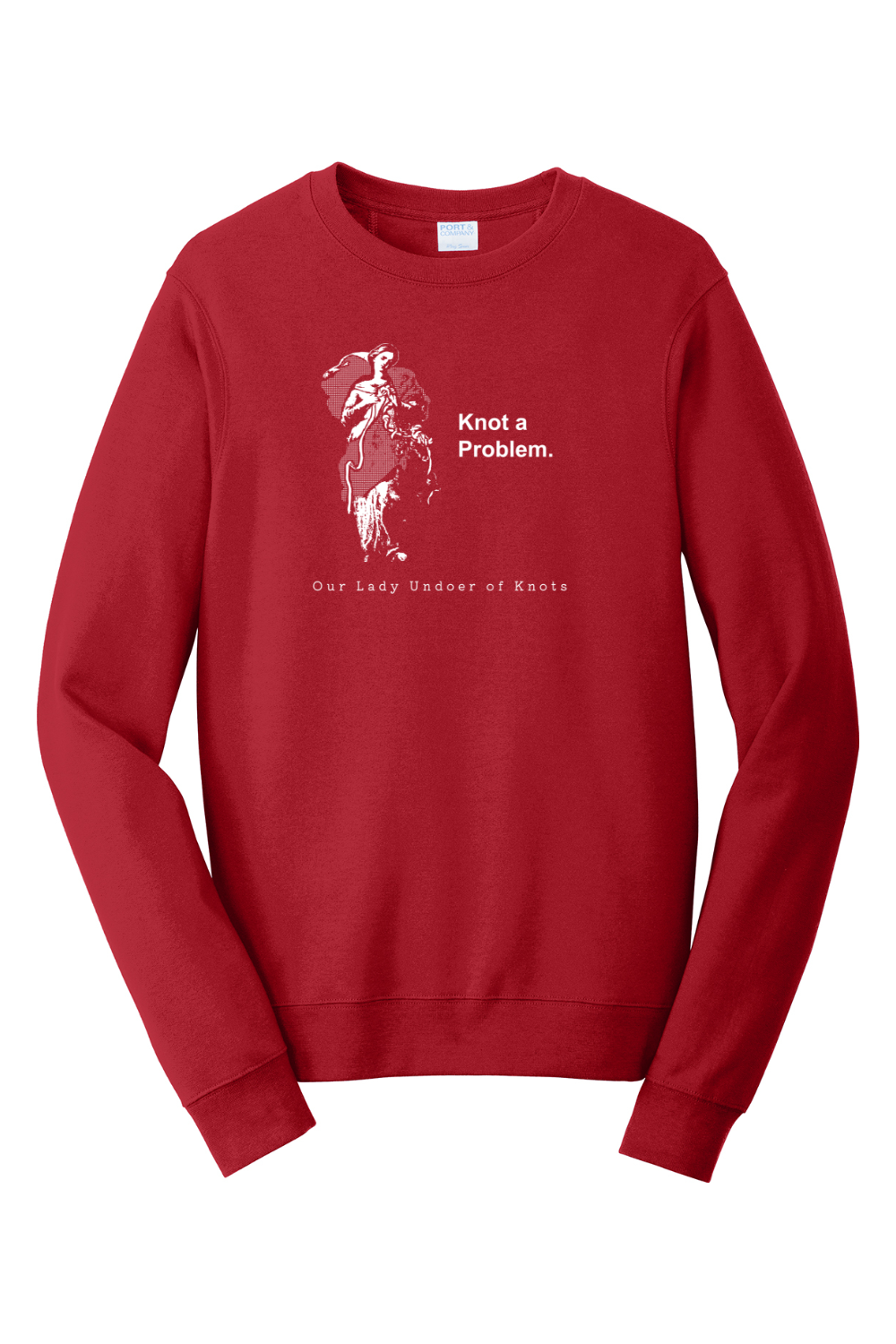 Knot a Problem - Our Lady Undoer of Knots - Crewneck Sweatshirt