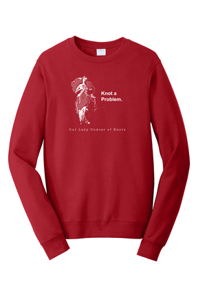 Knot a Problem - Our Lady Undoer of Knots - Crewneck Sweatshirt