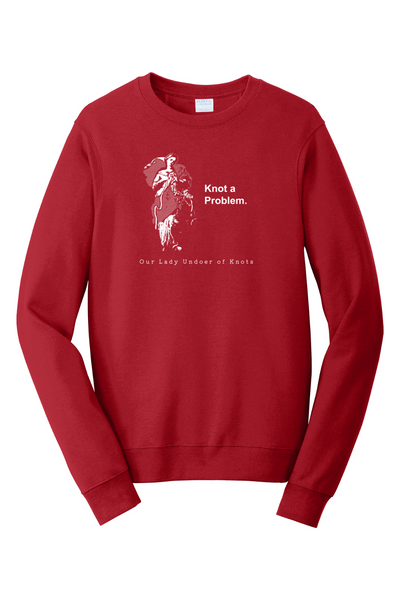 Knot a Problem - Our Lady Undoer of Knots - Crewneck Sweatshirt