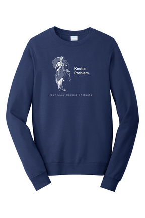 Knot a Problem - Our Lady Undoer of Knots - Crewneck Sweatshirt