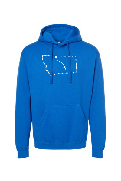 Montana Catholic Rosary Hoodie Sweatshirt
