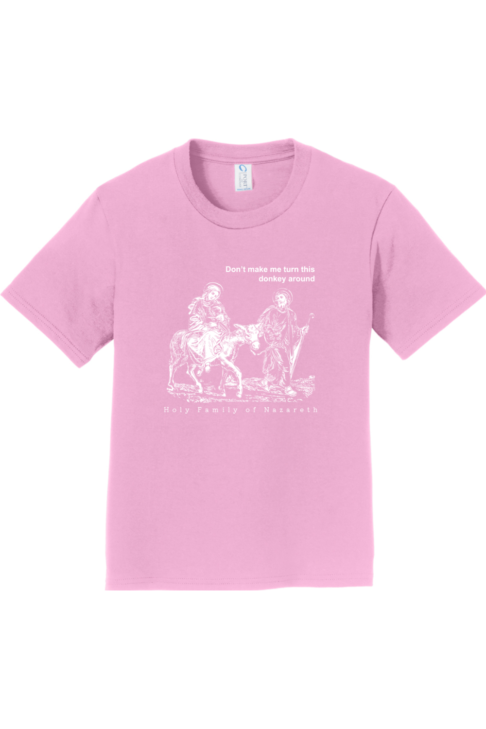 Turn This Donkey Around - Holy Family - Youth T-Shirt