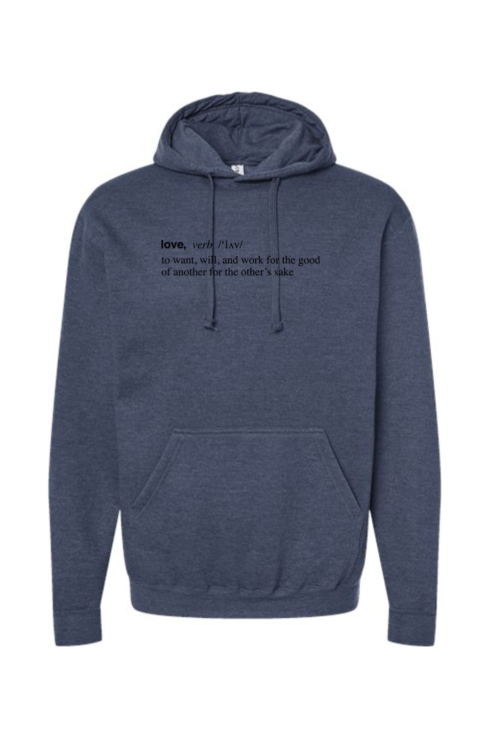 Love is a Verb - Hoodie Sweatshirt