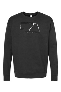 Nebraska Catholic Rosary Crewneck Sweatshirt