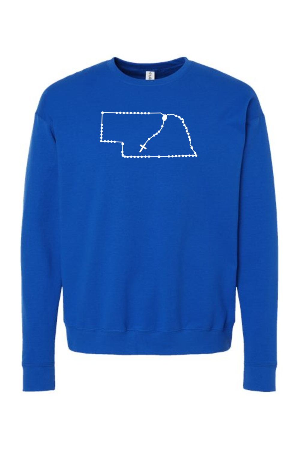 Nebraska Catholic Rosary Crewneck Sweatshirt