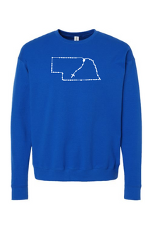 Nebraska Catholic Rosary Crewneck Sweatshirt