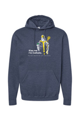 Kiss Me, I'm Catholic - St. Patrick of Ireland Hoodie Sweatshirt