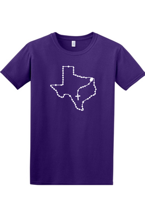 Texas Catholic Rosary Adult T-shirt