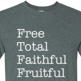 Free Total Faithful Fruitful - Theology of the Body T Shirt