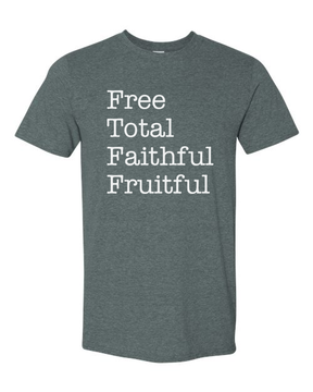 Free Total Faithful Fruitful - Theology of the Body T-Shirt