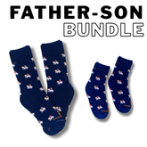 Dad + Kid: Paschal Lamb Socks – Matching Set