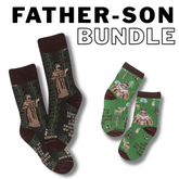 Dad + Kid: St. Francis of Assisi Socks – Matching Set