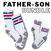 Dad + Kid: St. Sebastian - Patron of Athletes Socks – Matching Set