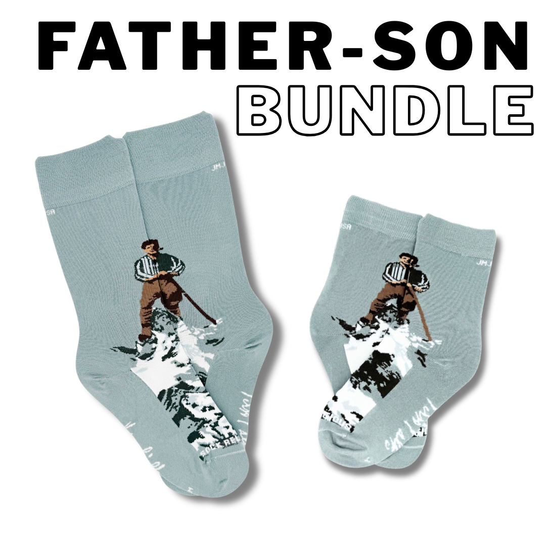 Dad + Kid: St. Pier Giorgio Frassati Socks – Matching Set