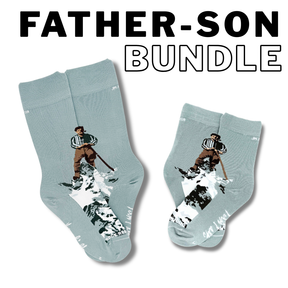 Dad + Kid: St. Pier Giorgio Frassati Socks – Matching Set