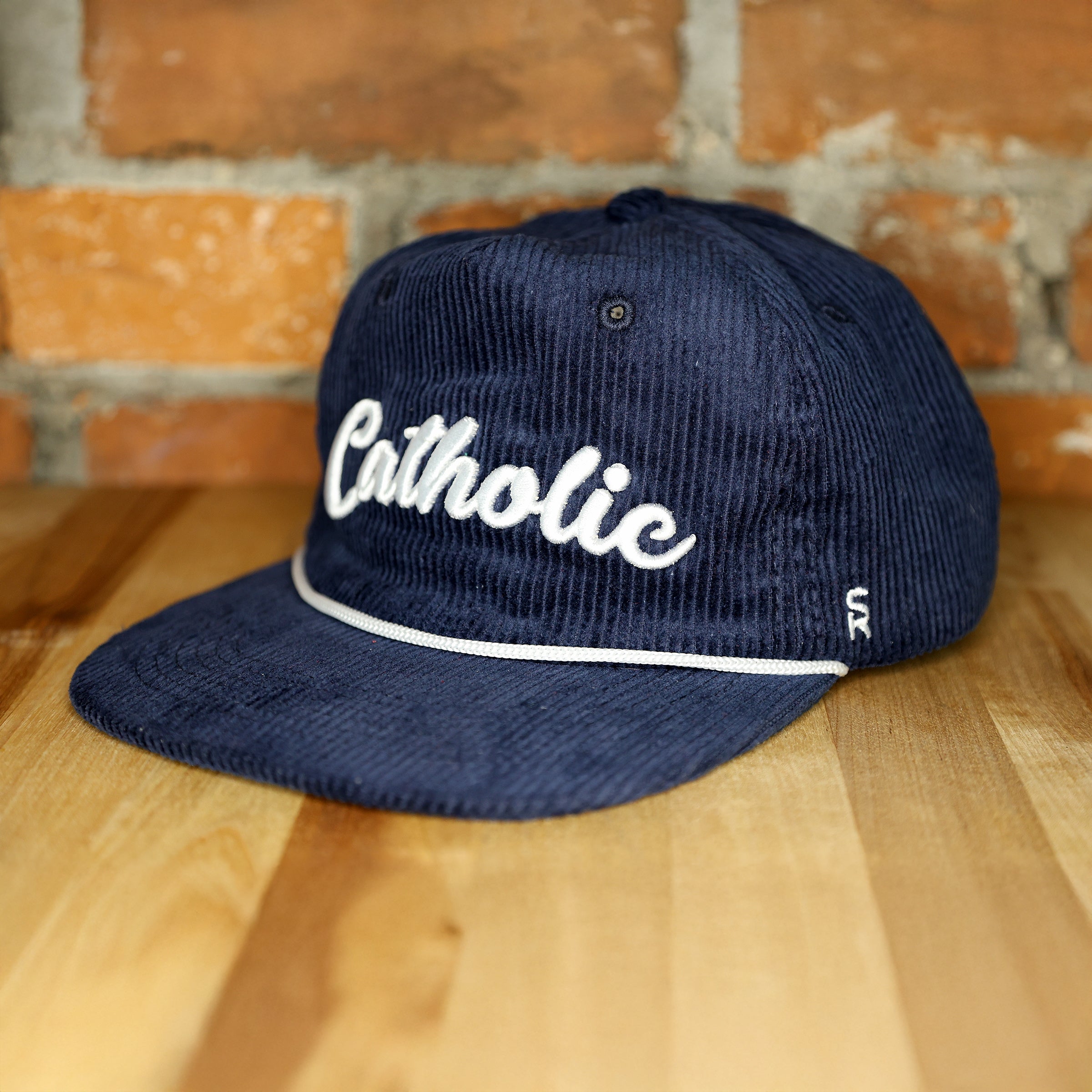Catholic Retro Corduroy Hat