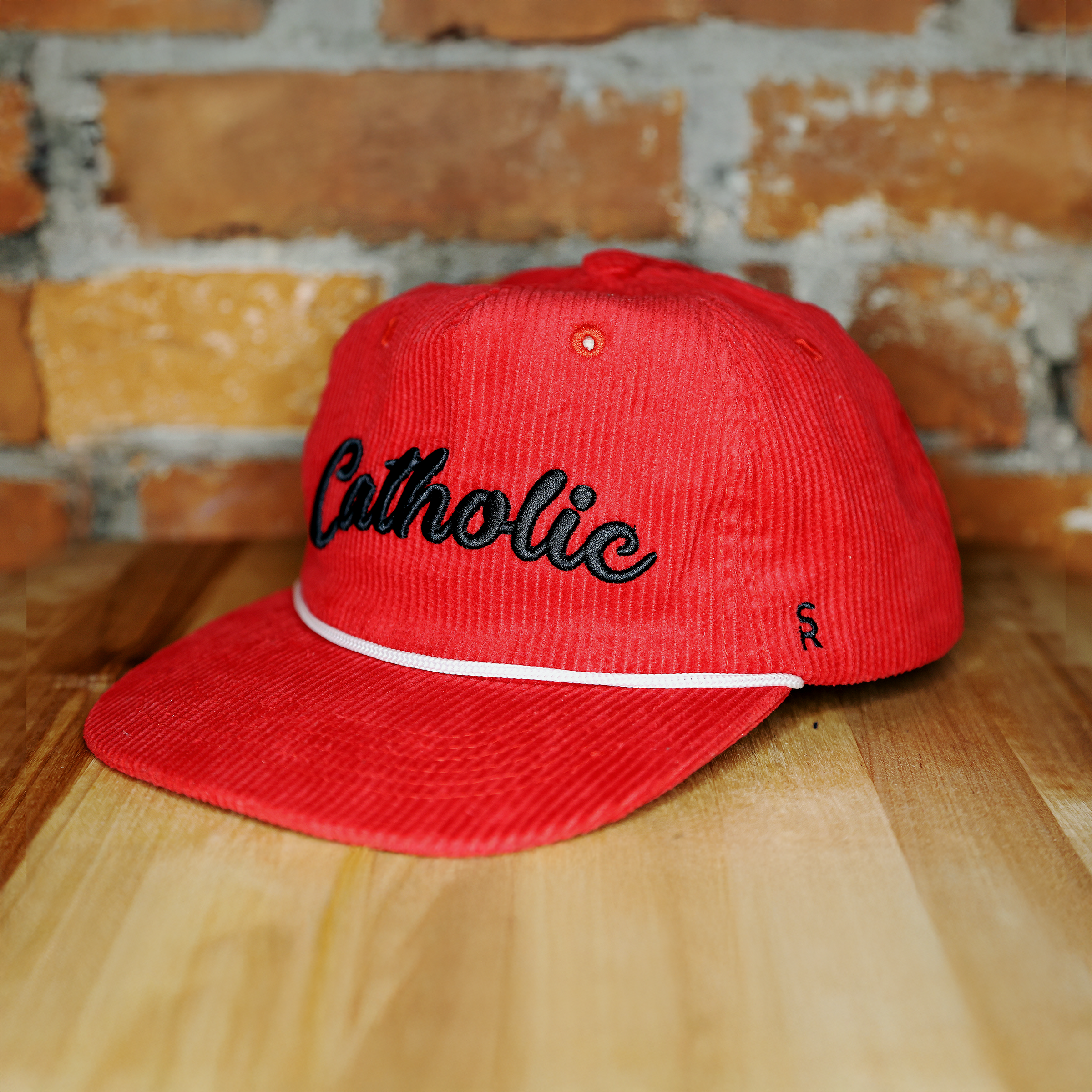 Catholic Retro Corduroy Hat