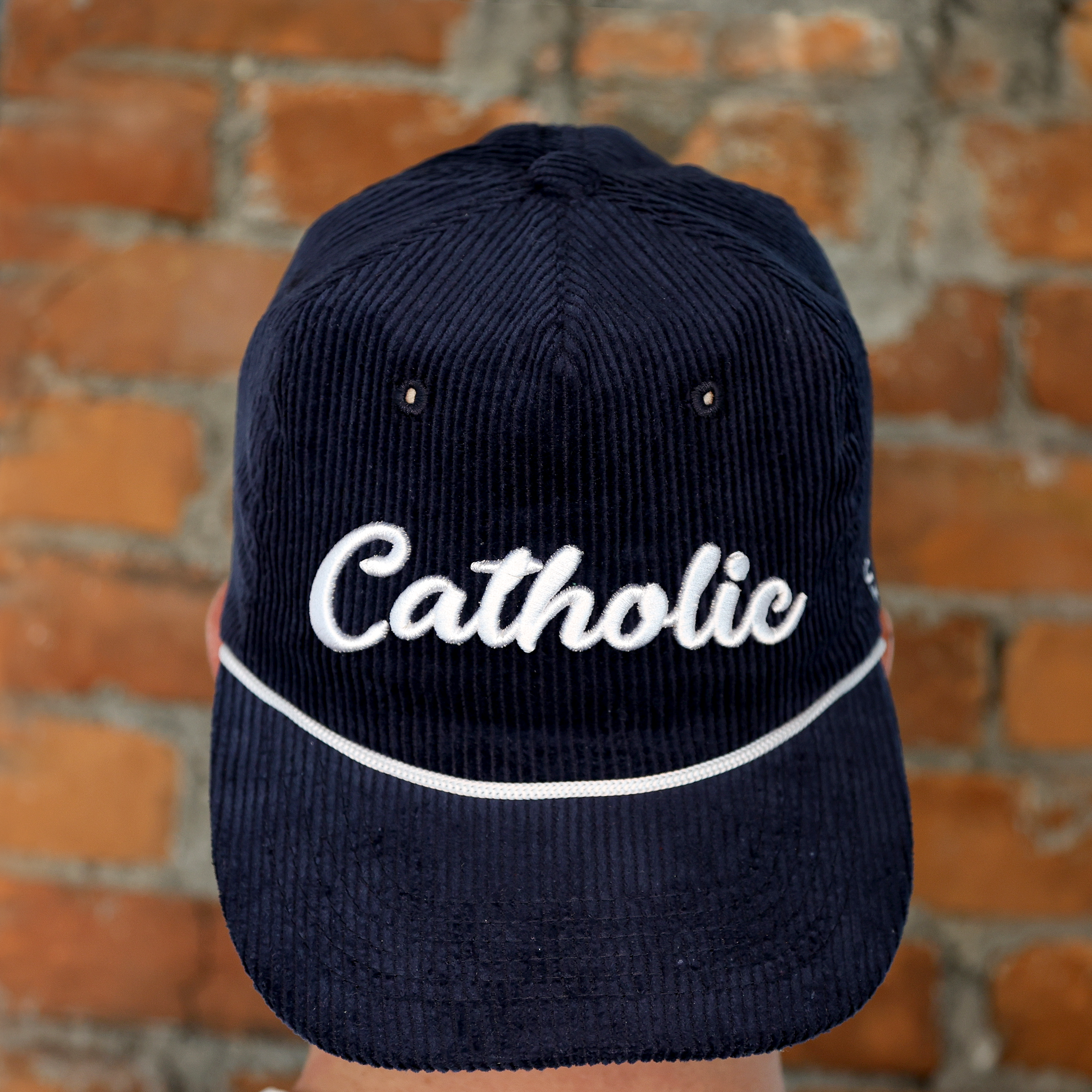Catholic Retro Corduroy Hat