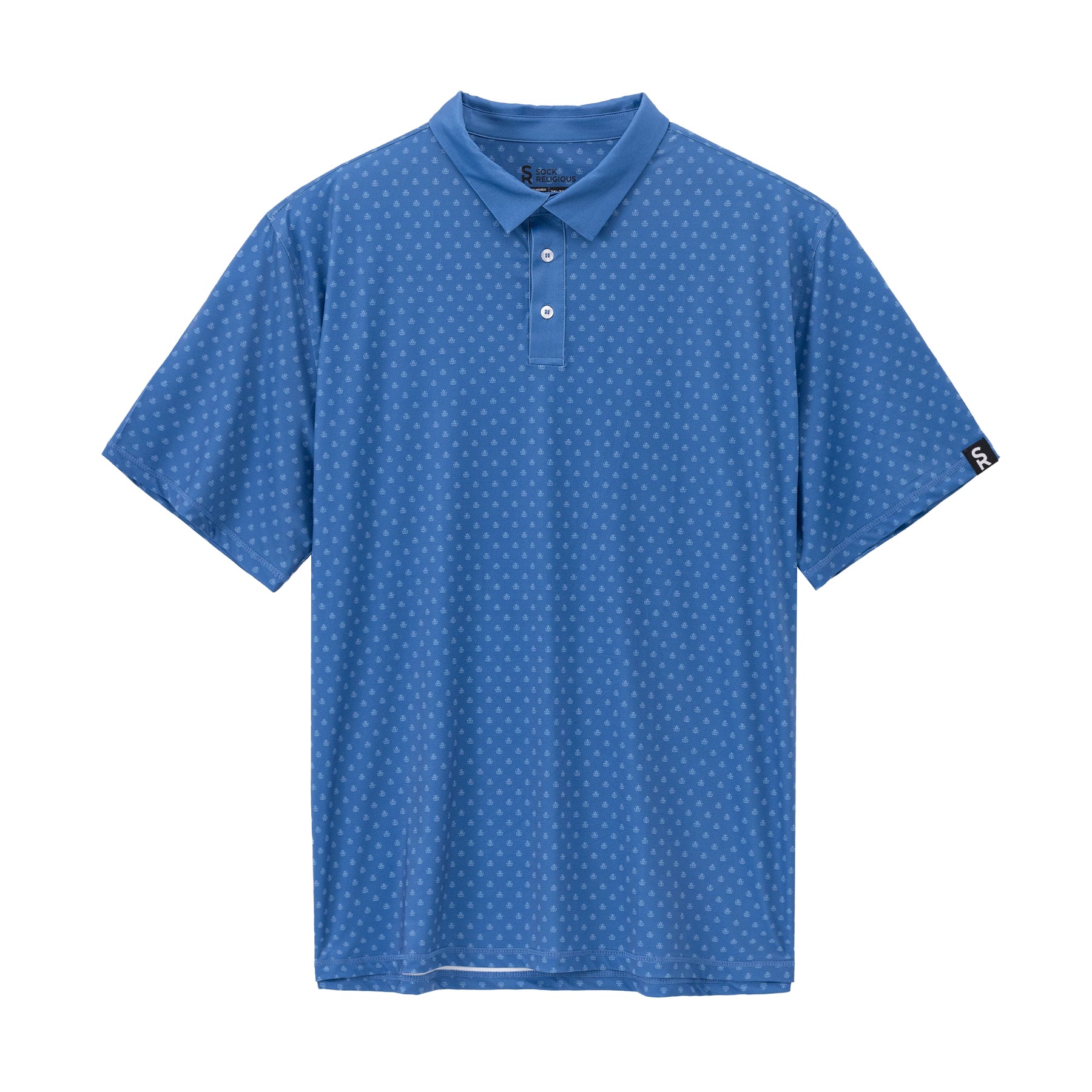 Marian Monogram Catholic Men's Performance Polo