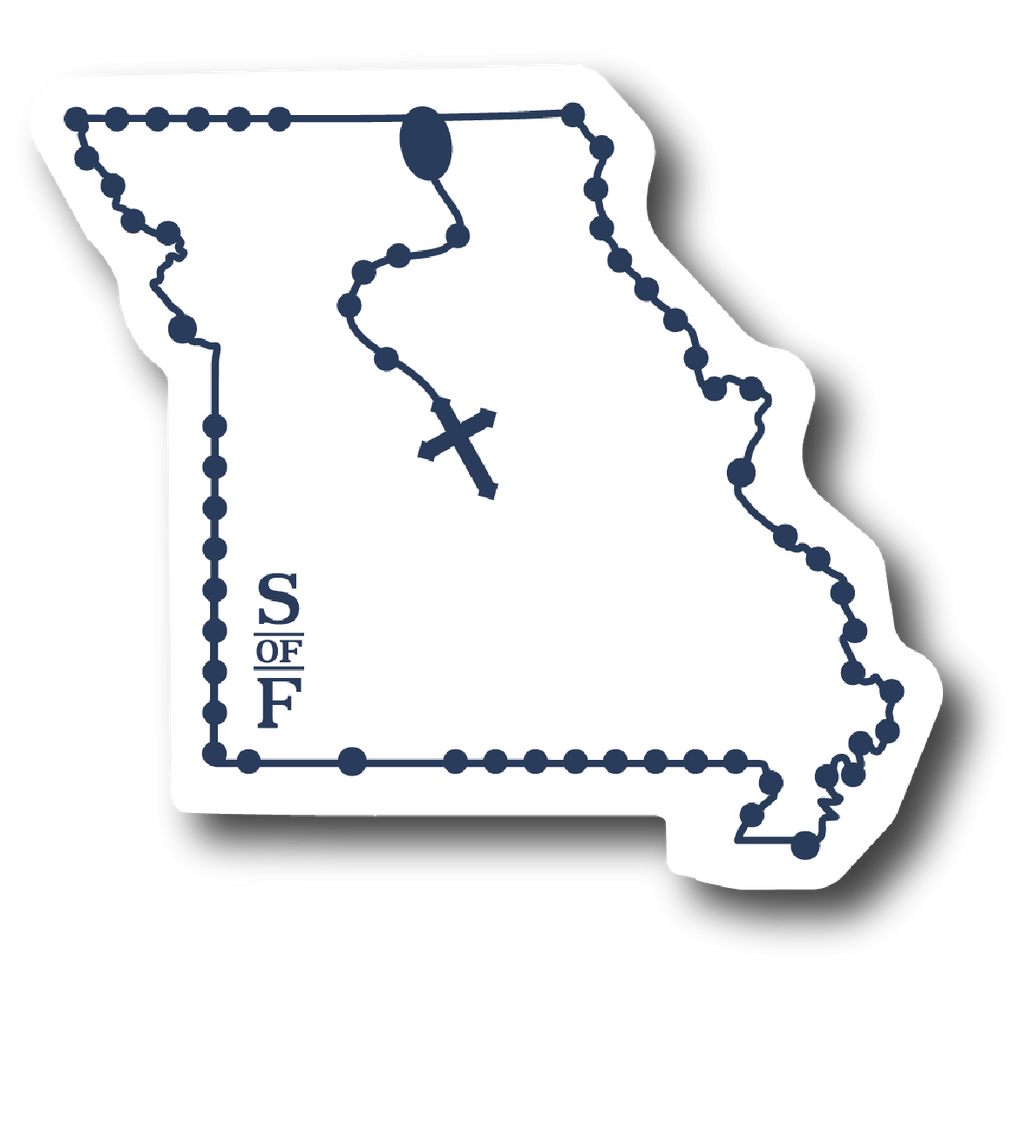 Missouri Catholic Rosary Sticker