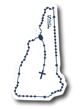 New Hampshire Catholic Rosary Sticker