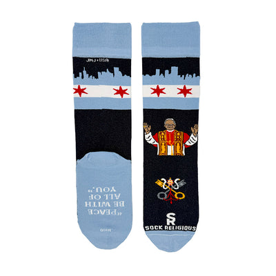 Pope Leo XIV - Chicago Adult Socks