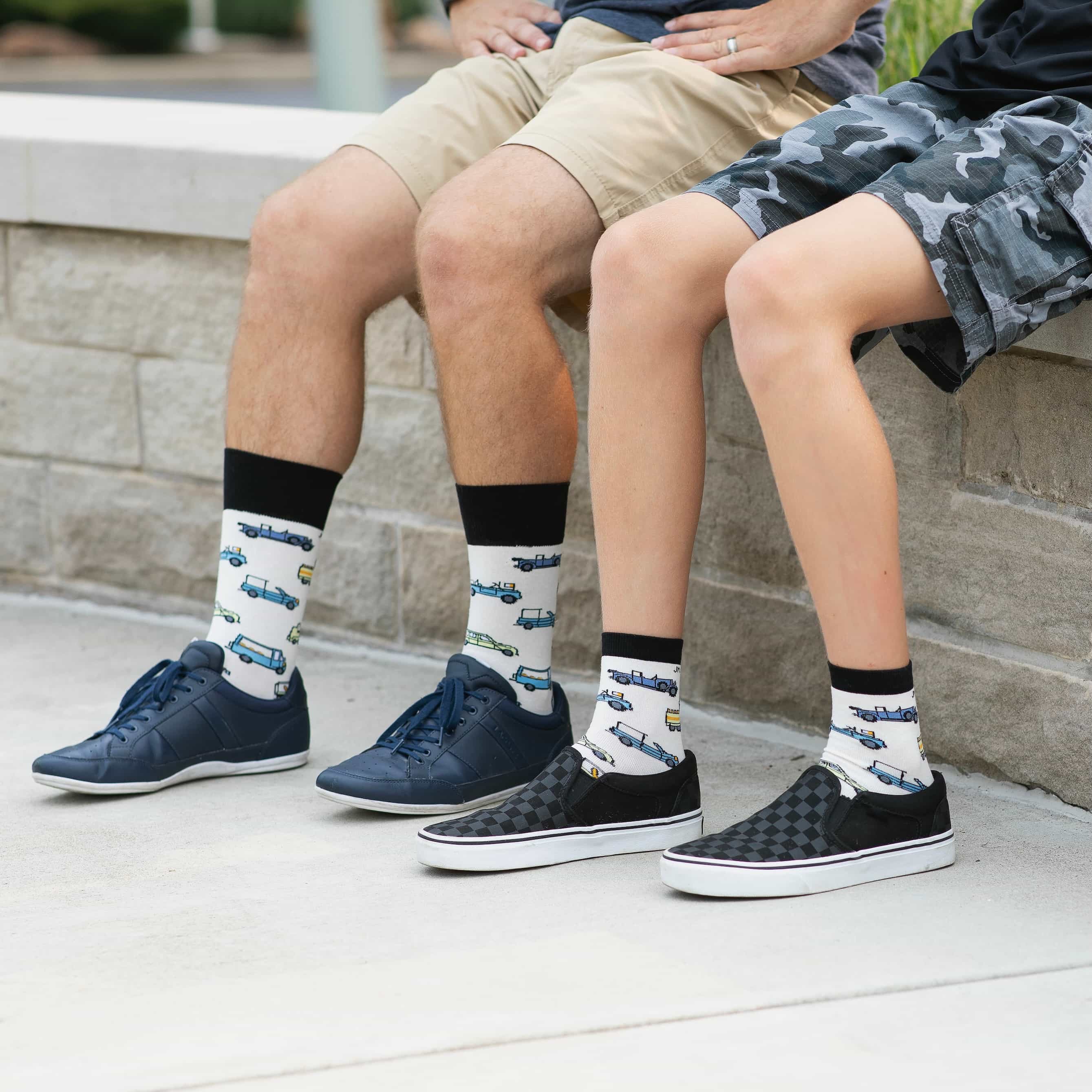 Dad + Kid: Pope Mobile Socks – Matching Set
