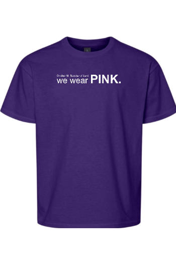 On the 4th Sunday of Lent, We Wear Pink Youth T-Shirt