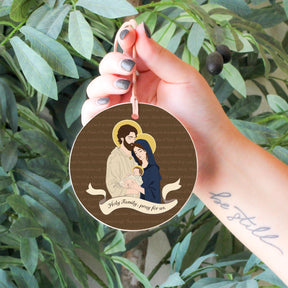 Holy Family  4" Round Ornament | Catholic Gifts & Decor-6