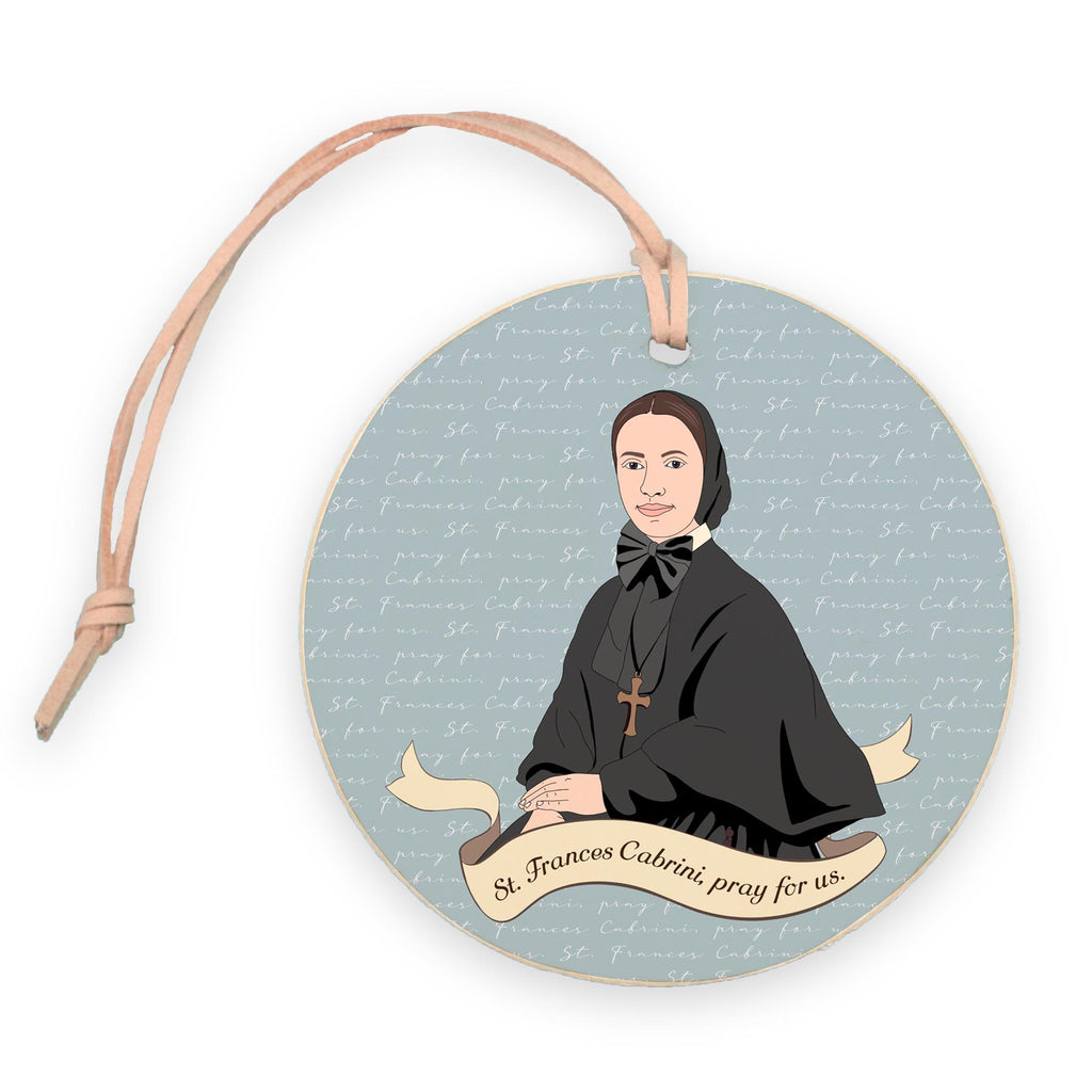 Mother Cabrini  4" Round Ornament | Catholic Gifts & Decor-0