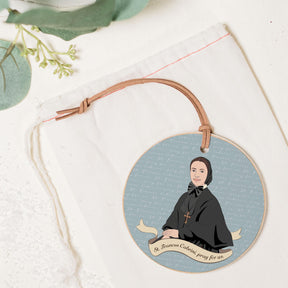 Mother Cabrini  4" Round Ornament | Catholic Gifts & Decor-1