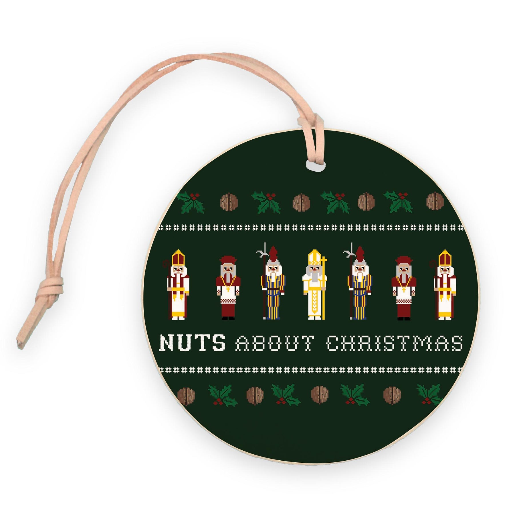 Nuts About Christmas  4" Round Ornament | Catholic Gifts & Decor-0