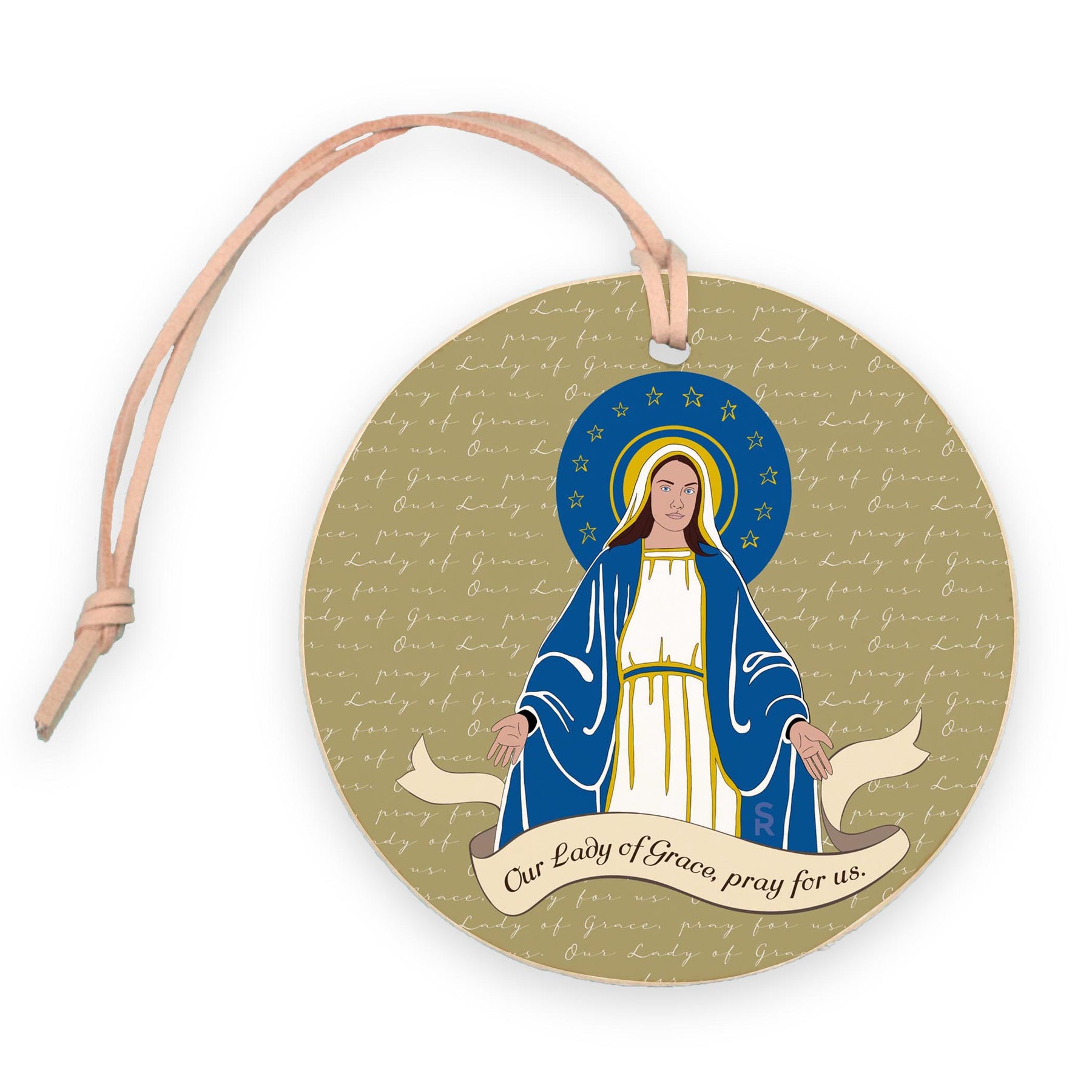 Our Lady of Grace  4" Round Ornament | Catholic Gifts & Decor-0