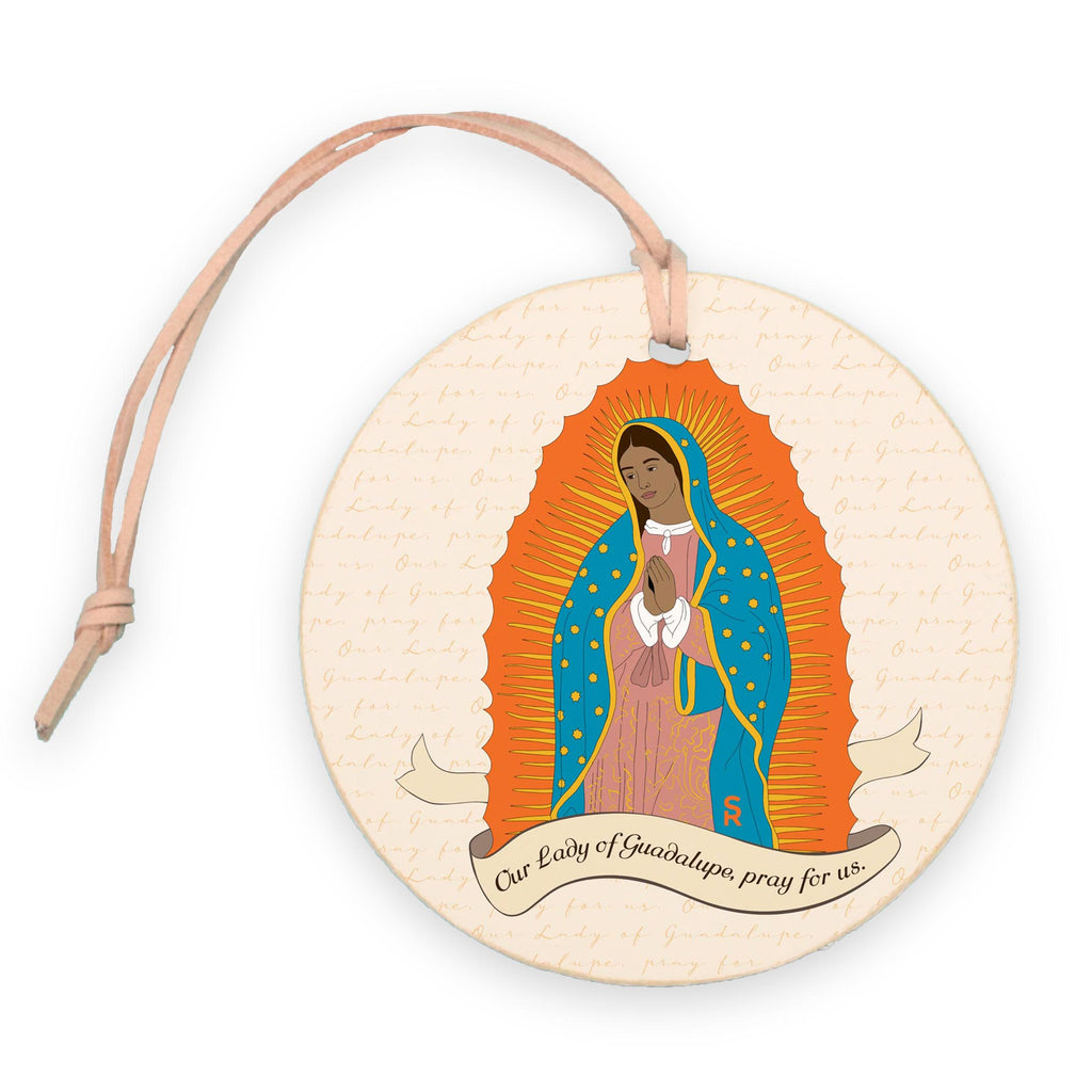 Our Lady of Guadalupe  4" Round Ornament -0