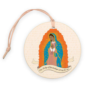 Our Lady of Guadalupe  4" Round Ornament -0