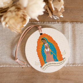 Our Lady of Guadalupe  4" Round Ornament -3