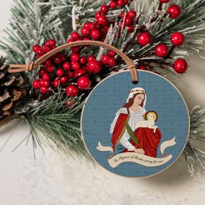 St. Agnes 4" Round Ornament | Catholic Gifts & Decor-4