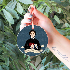 St. Elizabeth Ann Seton  4" Round Ornament | Catholic Gifts & Decor-6