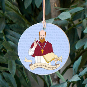 Stfrancisdesales 4" Round Ornament -2