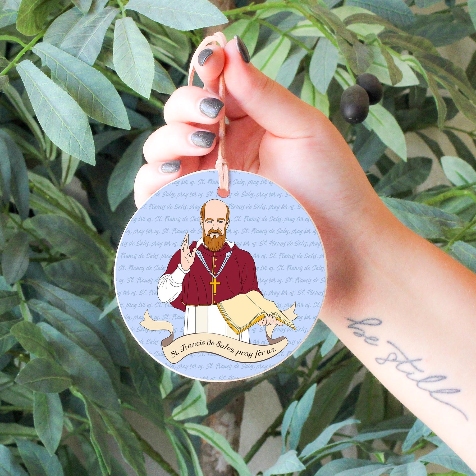 Stfrancisdesales 4" Round Ornament -6