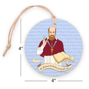 Stfrancisdesales 4" Round Ornament -7