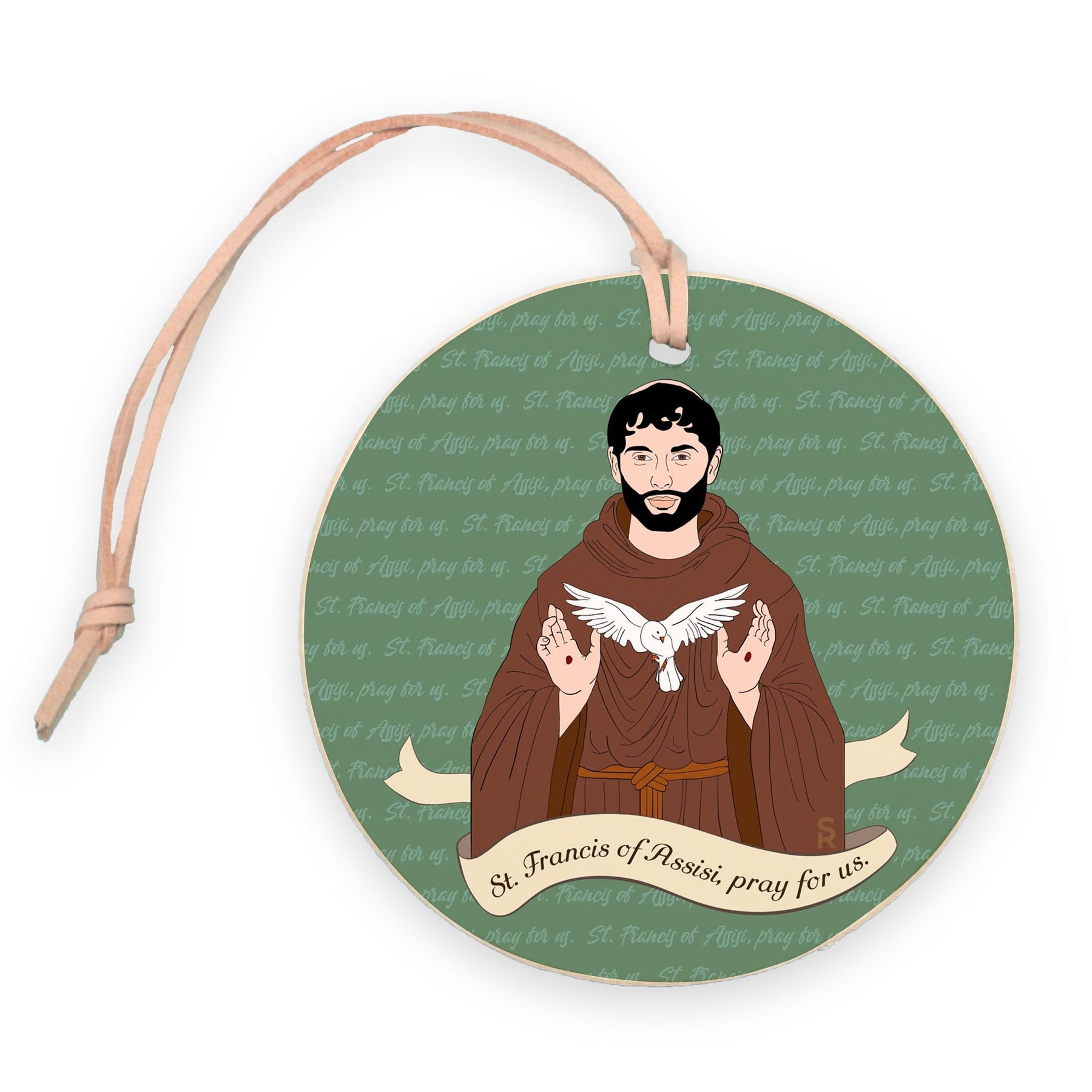 St. Francis of Assisi  4" Round Ornament | Catholic Gifts & Decor-0