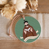 St. Francis of Assisi  4" Round Ornament | Catholic Gifts & Decor-3