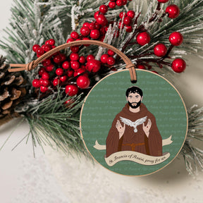 St. Francis of Assisi  4" Round Ornament | Catholic Gifts & Decor-4