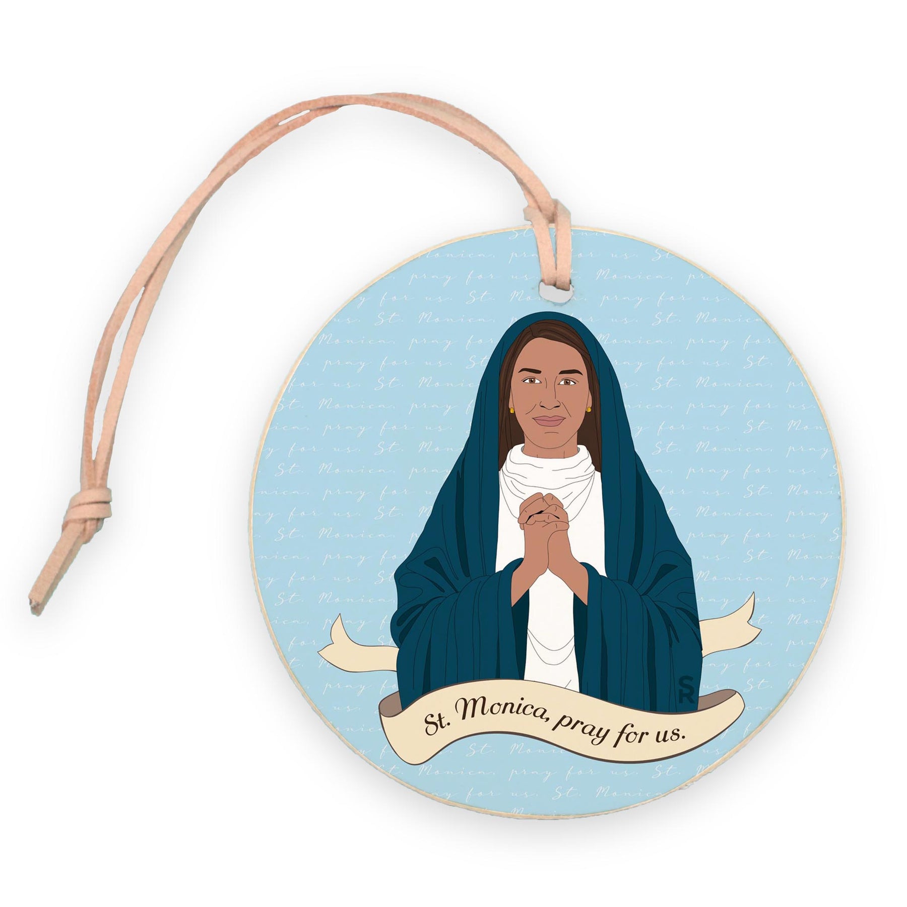 St. Monica  4" Round Ornament | Catholic Gifts & Decor-0