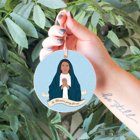 St. Monica  4" Round Ornament | Catholic Gifts & Decor-6