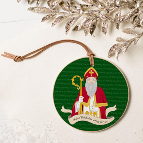 St. Nicholas 4" Round Ornament | Catholic Gifts & Decor-5