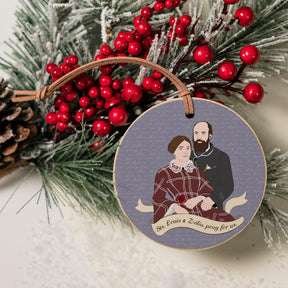 Sts. Louis & Zélie  4" Round Ornament | Catholic Gifts & Decor-4