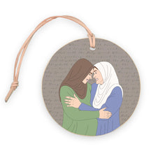 Visitation 4" Round Ornament | Catholic Gifts & Decor-0