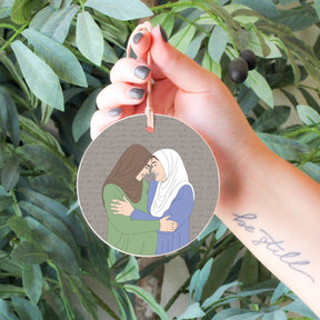 Visitation 4" Round Ornament | Catholic Gifts & Decor-6